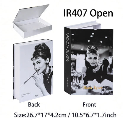 Luxury Fake Book Storage Box
