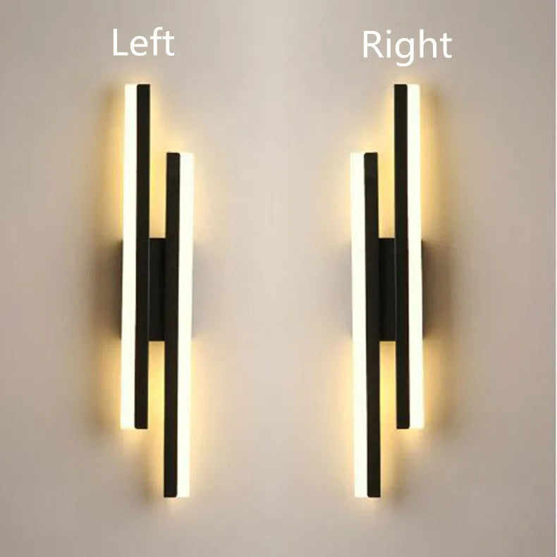 LED Copper Pipe Wall Lamp