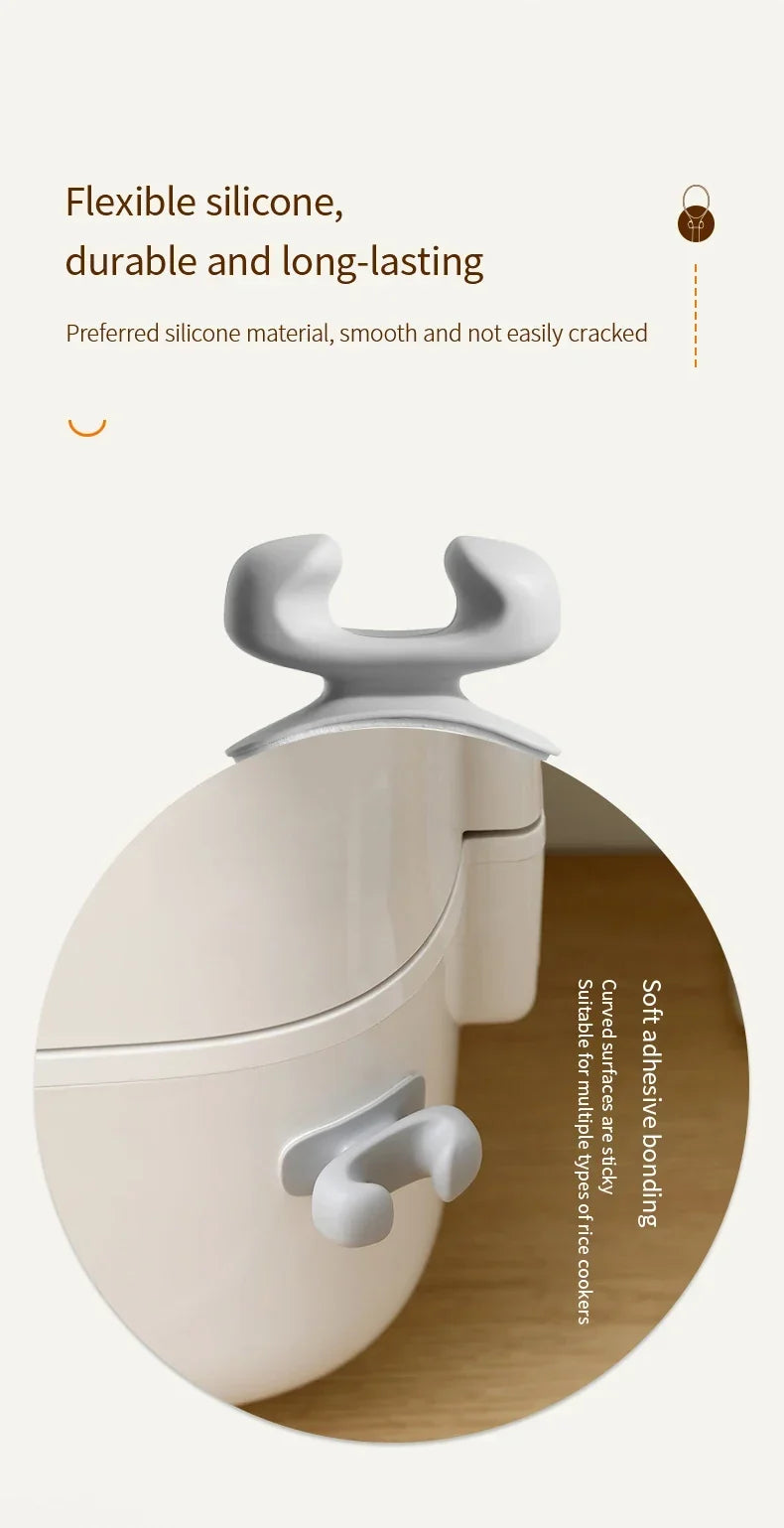 Silicone Wall-Mounted Spoon Holder
